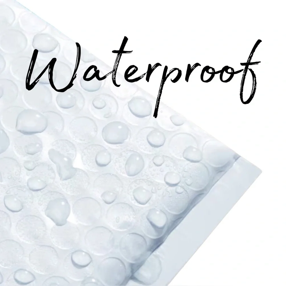 50 Bubble Padded Mailers - 6 x 10” - White
